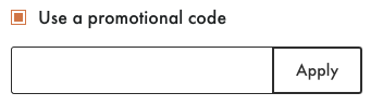 Add your 24s promo code here!